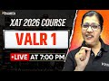 XAT 2026 Complete Preparation | VALR 1 | iQuanta XAT Course | Shabana Ma'am