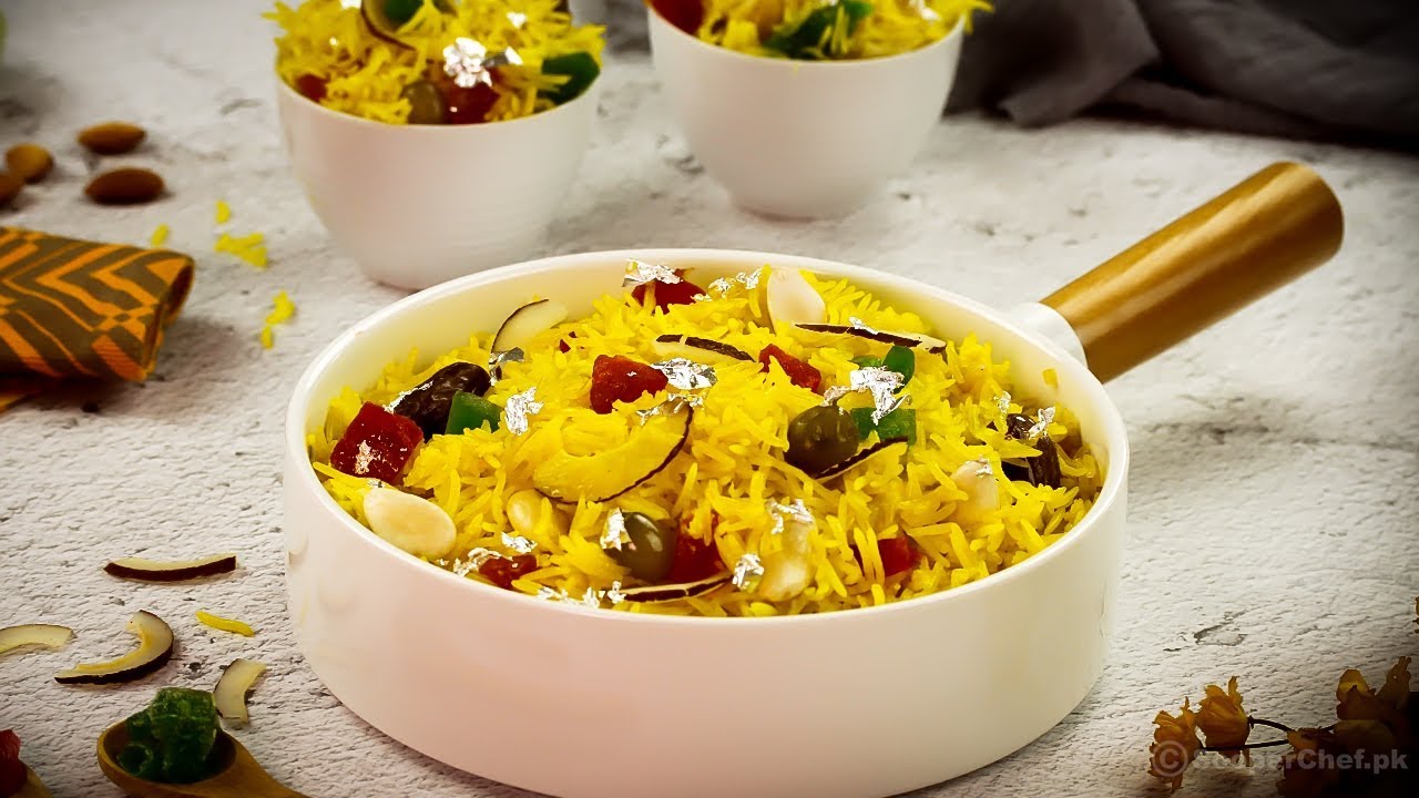 Zarda Rice Recipe | Coconut Zarda | Zarda Rice | SooperChef