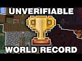 This Minecraft World Record Is INSANE And UNVERIFIABLE?!
