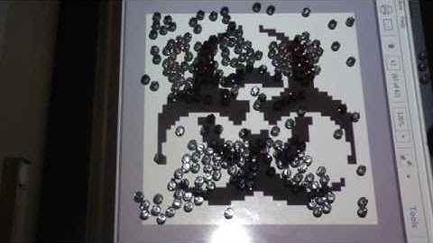 Group Mind Across Robot Swarm, Frowny 1 at 64X
