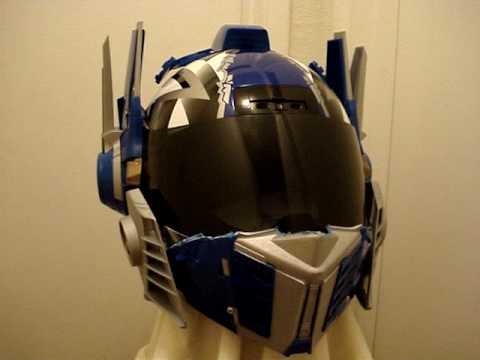 Optimus Prime Transformers Custom Motorcycle Helmet