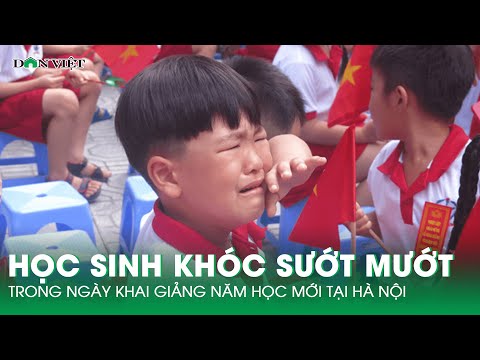 Video Học Sinh Lớp 1 Khóc Sướt Mướt Trong Ngày Khai Giảng... - YouTube