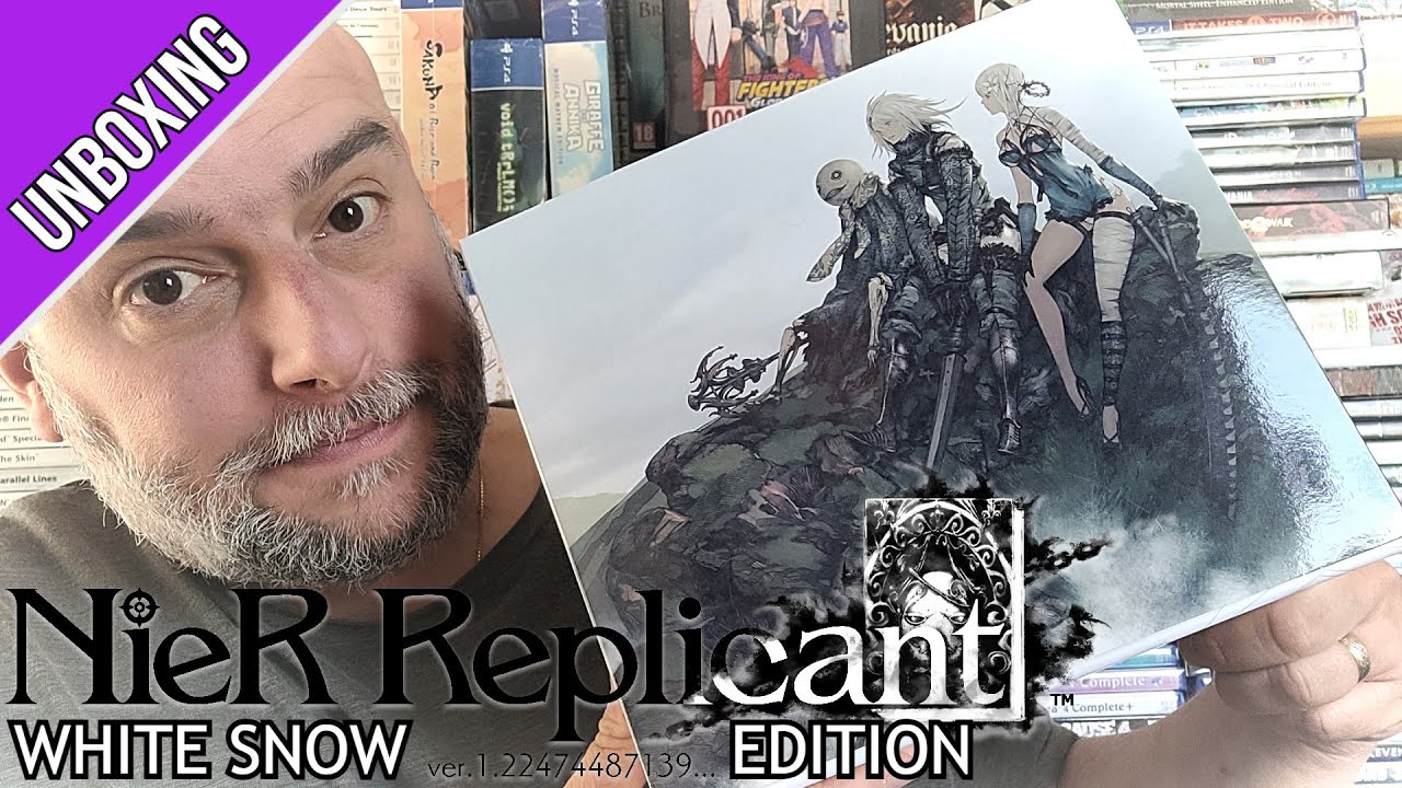 UNBOXING - NIER REPLICANT COLLECTOR - WHITE SNOW EDITION - YouTube