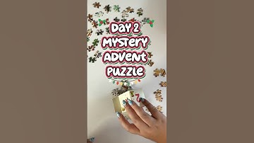 Day 2 Mystery Advent Puzzle! 2025 #adventcalendar #puzzle #jigsawpuzzle