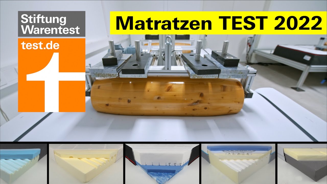 Matratzen Test 2022: Mit unserem Test die beste Matratze finden  (Kaufberatung Stiftung Warentest) - YouTube