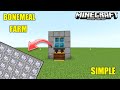 How to make bonemeal farm easy bedrock edition | Minecraft survival farm Pocket Edition /Java