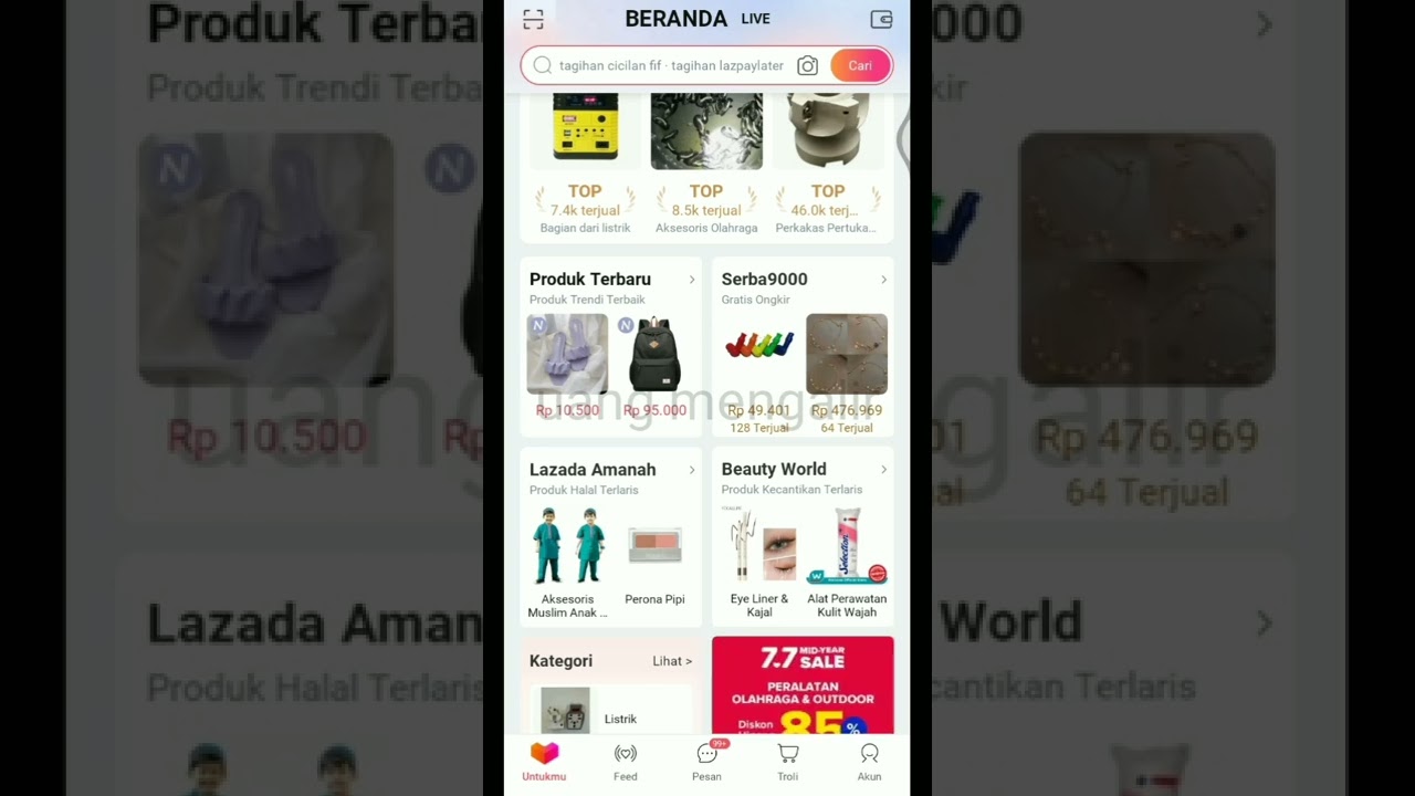 LAZADA : CARA BAYAR CICILAN LAZPAYLATER DI LAZADA