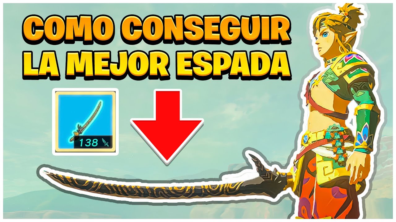 Como Conseguir La Mejor ARMA de Zelda TOTK (Cimitarra de La ira y Cuerno de Centaleon Plateado Como Conseguir La Mejor ARMA de Zelda TOTK (Cimitarra de La ira y Cuerno de Centaleon Plateado