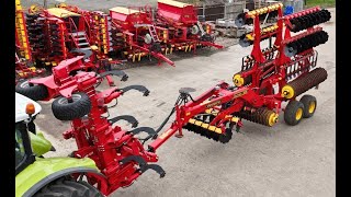 Heva Combi Tiller 6m tool bar on a Vaderstad Carrier CB650 Cambridge Farm Machinery