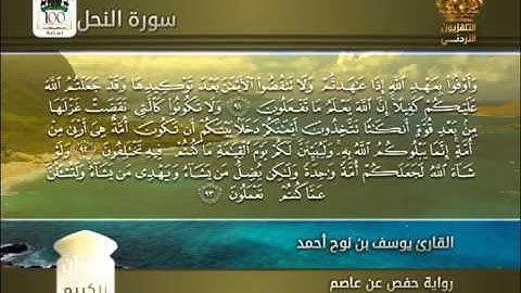 القرآن الكريم | سورة النحل | بصوت القارئ يوسف بن نوح أحمد