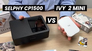 Canon SELPHY CP1500 vs Canon IVY 2 Mini Photo Printer