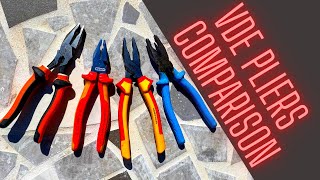 Electrician vde plier comparison and review