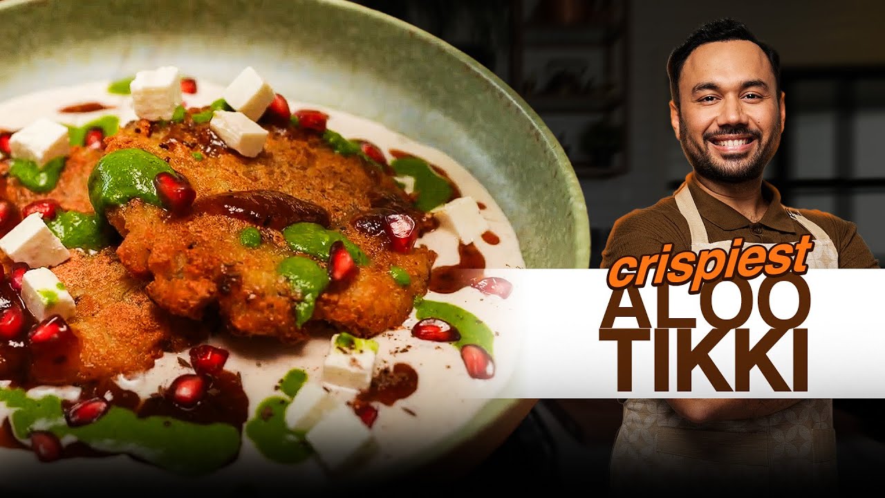 Crispiest Aloo Tikki Chaat Recipe | Street‑Style आलू टिक्की चाट at Home