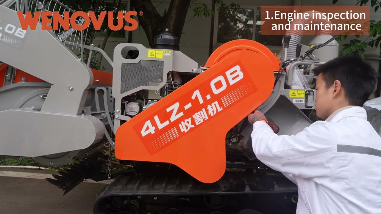 Combine Harvester WN-CH15 Daily Maintenance