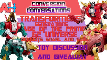 Conversion Conversations: Transformers Generations Age of the Primes G2 Universe Dinobots Snarl Slug
