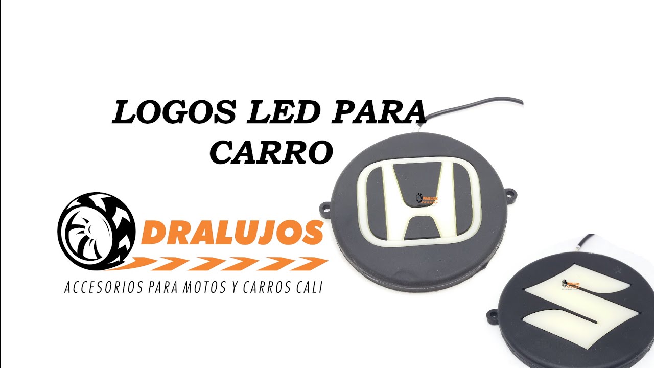 LOGOS LED PARA CARRO FLEXIBLE DC CILO01 #DRALUJOS - YouTube