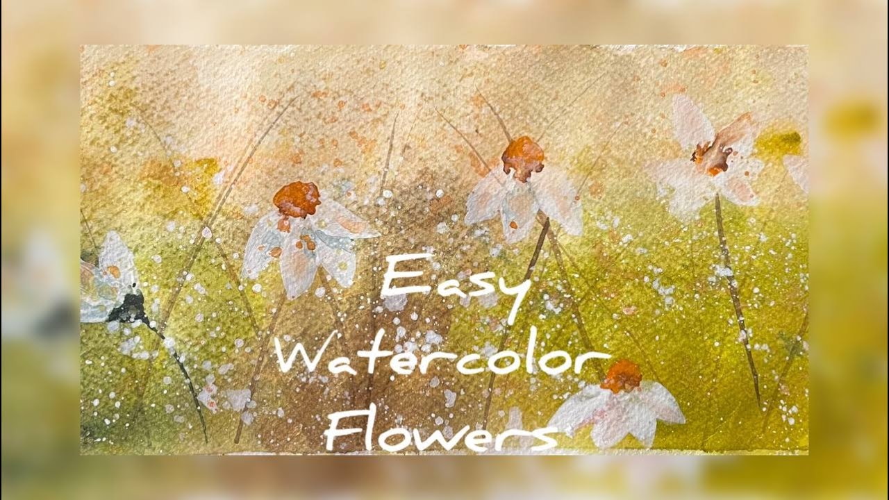 Dreamy Wildflowers – Watercolor Tutorial