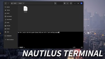 [GNOME] Put a Terminal in Your File Manager with Nautilus Terminal 3