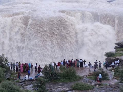 Dhuandhar Waterfall on River Narmada at Bedaghat Jabalpur (M.P.),India