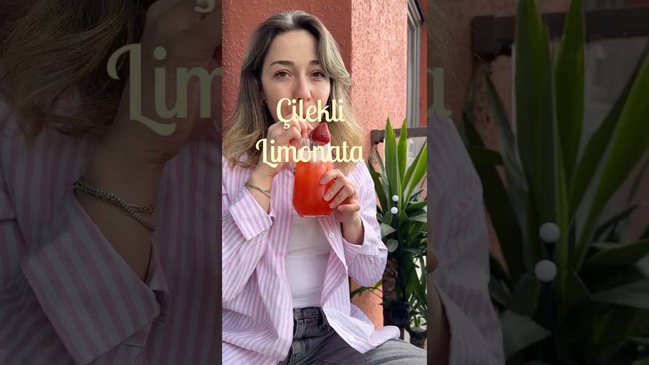 Çilekli Limonata Tarifi | Evde Doğal, Ferahlatıcı ve Pratik Yaz İçeceği 🍓🍋