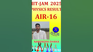 IIT JAM Result 2025 Live: JAM results declared at jam2025.iitd.ac.in PHYSICS INSTITUTE JAIPUR