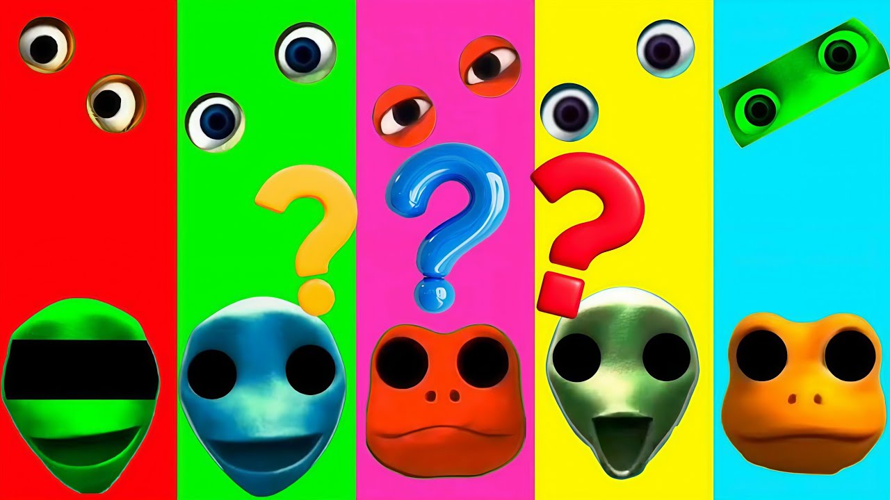 Guess the Character by Their Eyes | Alien Dance Cosito Challenge