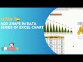 How To Add Shape In Excel Chart | Change Style In Chart | Filled Shape Chart