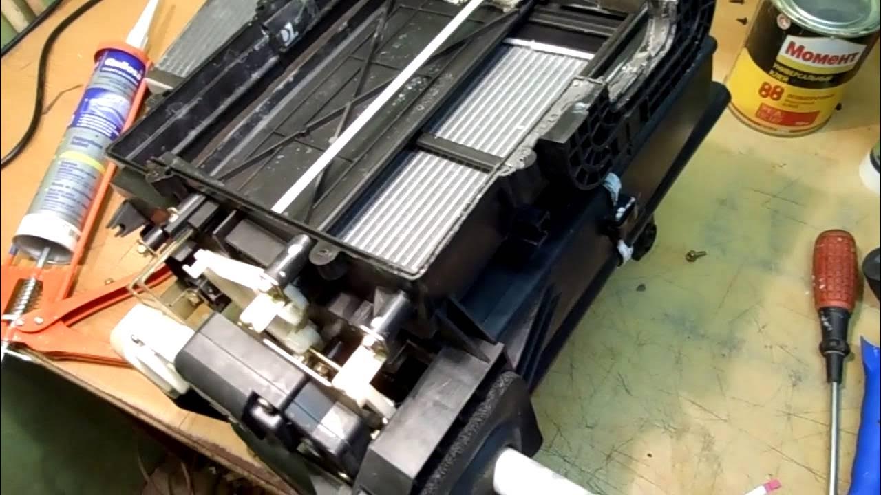 Замена радиатора печки Чери Фора(часть2) - YouTube