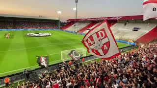 Eerste keer hymne champions league op de bosuil #antwerpfc