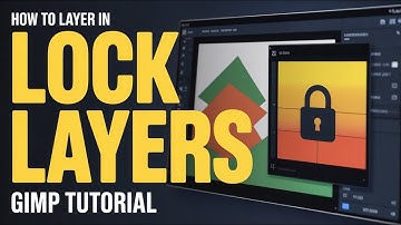 How to lock layer in Gimp
