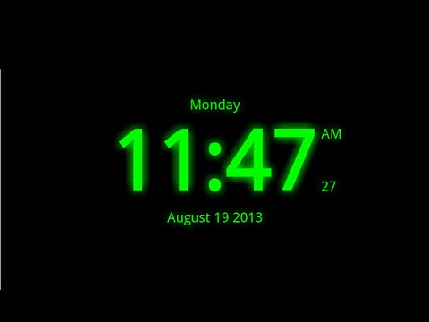 Reloj digital Live Wallpaper-7