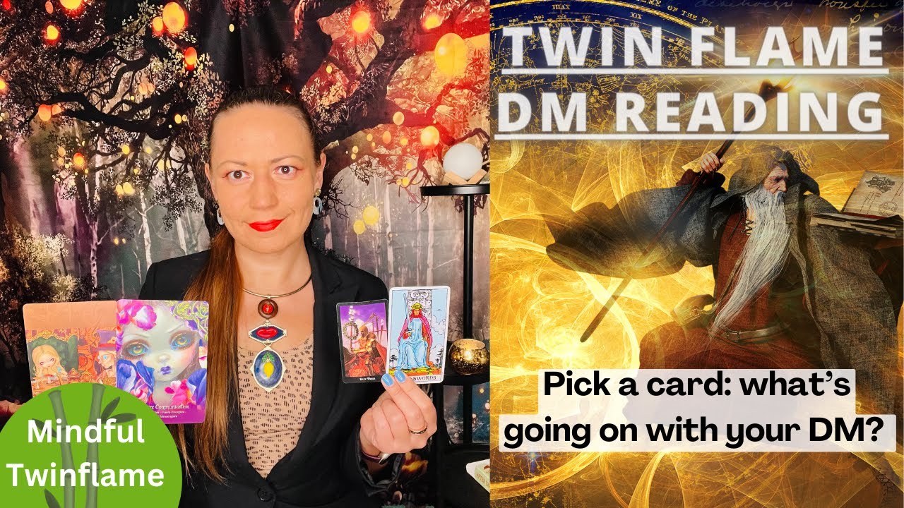 TWIN FLAME Pick a Card Reading | What is going on with your DM? 🤨 - YouTube