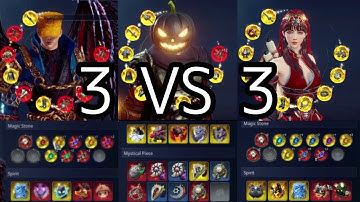 MIR4 PVP SP CRIT EVA/ ACCU LANCER POV  3 VS 3