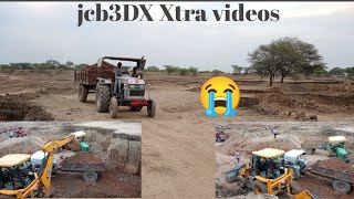 jcb3DX Xtra videos and troli full load 😱😭#subscribe #vairalvideo #support #jcbvide #video #jcb3dxeco
