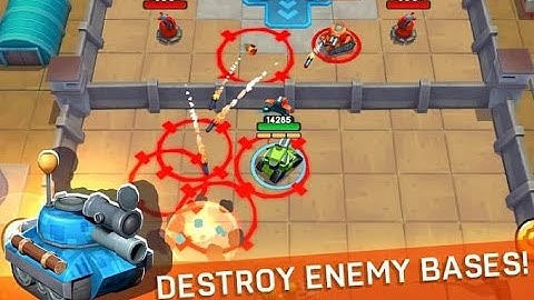 Tankhalla: New casual offline tank arcade game - Gameplay (Android)