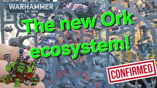 The new Warhammer 40K Ork ecosystem is here! Sprue reviews and kitbashing discussion