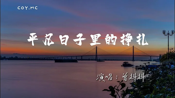 曾抖抖 - 平凡日子裡的掙扎『我看過爲生活穿梭的人 從未分過黑夜和白晝』（動態歌詞/Lyrics Video/4k） - 天天要聞