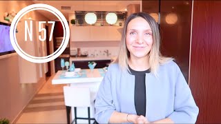 Идеальная БЕЛАЯ кухня. Литая столешница. Винный шкаф. Тур по кухне 12 м2. Кухня Tour. Рум ТУР 57.
