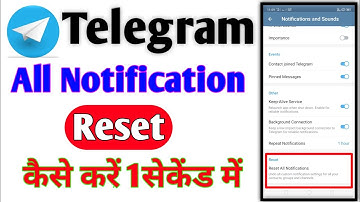 Telegram All Notification Reset Kaise Kare | How to Telegram All Notification Reset Setting