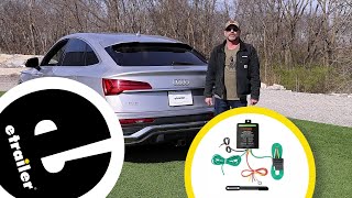 etrailer | How to Install the Curt Powered Tail Light Converter - 2021 Audi Q5