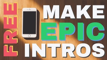 How to Make an INTRO for YouTube Videos FOR FREE! Phone/Tablet Intro Tutorial! (2016/2017)
