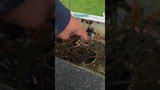 Gutter clean! #asmr #fypシ #trending #viral #viralshort #viralvideo #fun #hustle