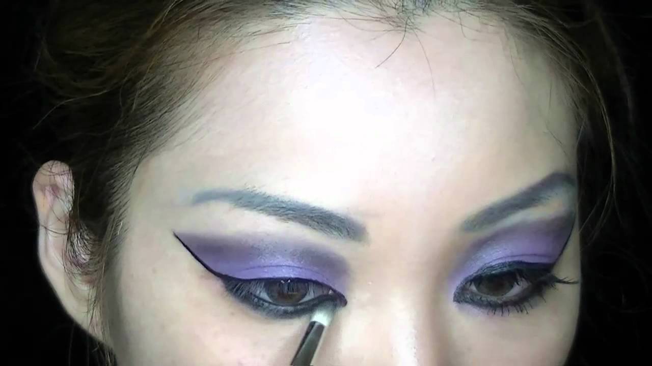 Halloween Purple Witch Makeup ハロウィン 魔女メイク Youtube