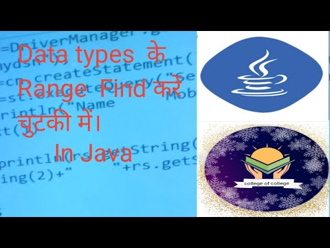 how to find the range of integer & long in java /range kese find kare  datatype ka java me