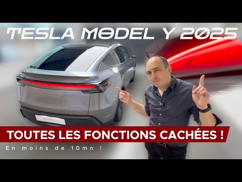 Les fonctions CACHÉES du TESLA MODEL Y 2025 !