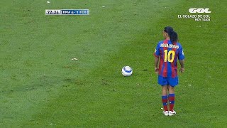 Faltas de Ronaldinho que Chocaram a Espanha