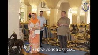 Sultan of Johor : Kunjungan Hormat Duta Austria dan Belgium, Istana Bukit Serene.