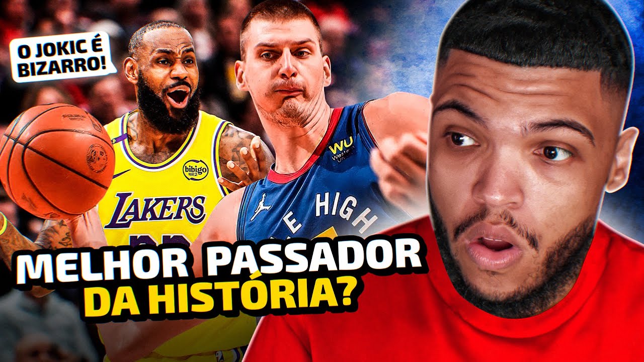 TOP 100 ASSISTÊNCIAS MAIS INSANAS DO JOKIC DE TODOS OS TEMPOS! | REACT DO JOTA