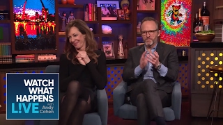 Andy Cohen, Allison Janney And John Benjamin Hickey Make Out! | WWHL