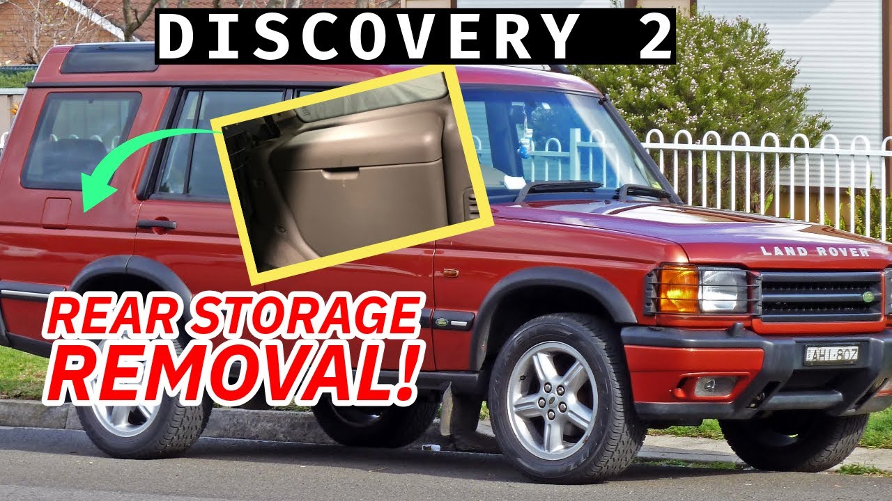 Rear Storage Bin removal Discovery 2 Land Rover: Removal Guide